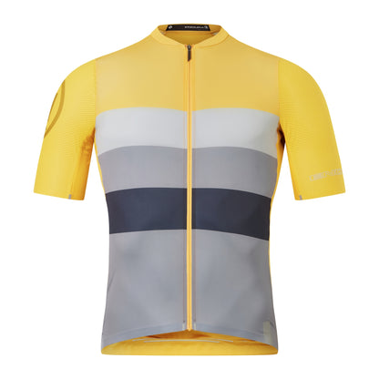 Maillot ENDURA PRO SL RACE Manches Courtes Gris/Moutarde