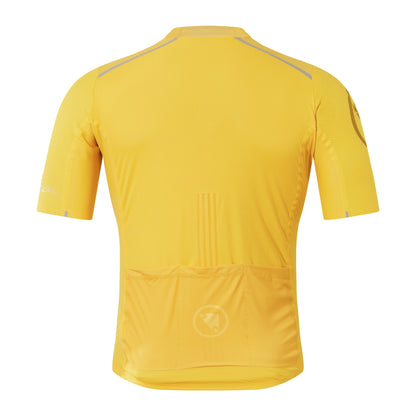 Maillot ENDURA PRO SL RACE Manches Courtes Gris/Moutarde