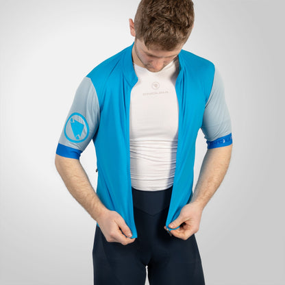 ENDURA FS260 Korte Mouwen Shirt Blauw