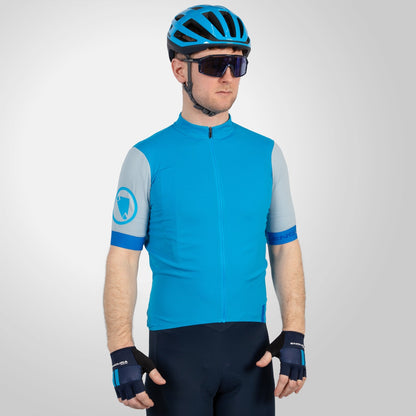 ENDURA FS260 Korte Mouwen Shirt Blauw