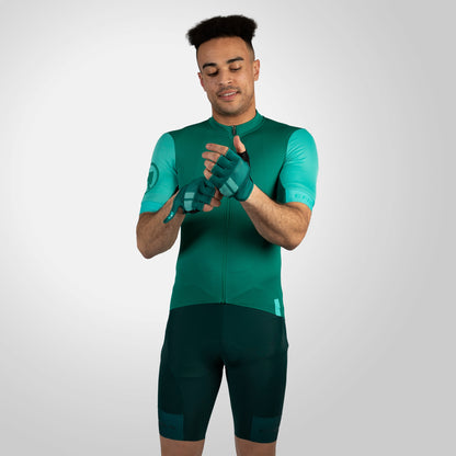 Shirt ENDURA FS260 Korte Mouwen Groen/Turquoise