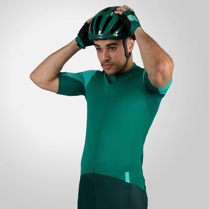 Shirt ENDURA FS260 Korte Mouwen Groen/Turquoise