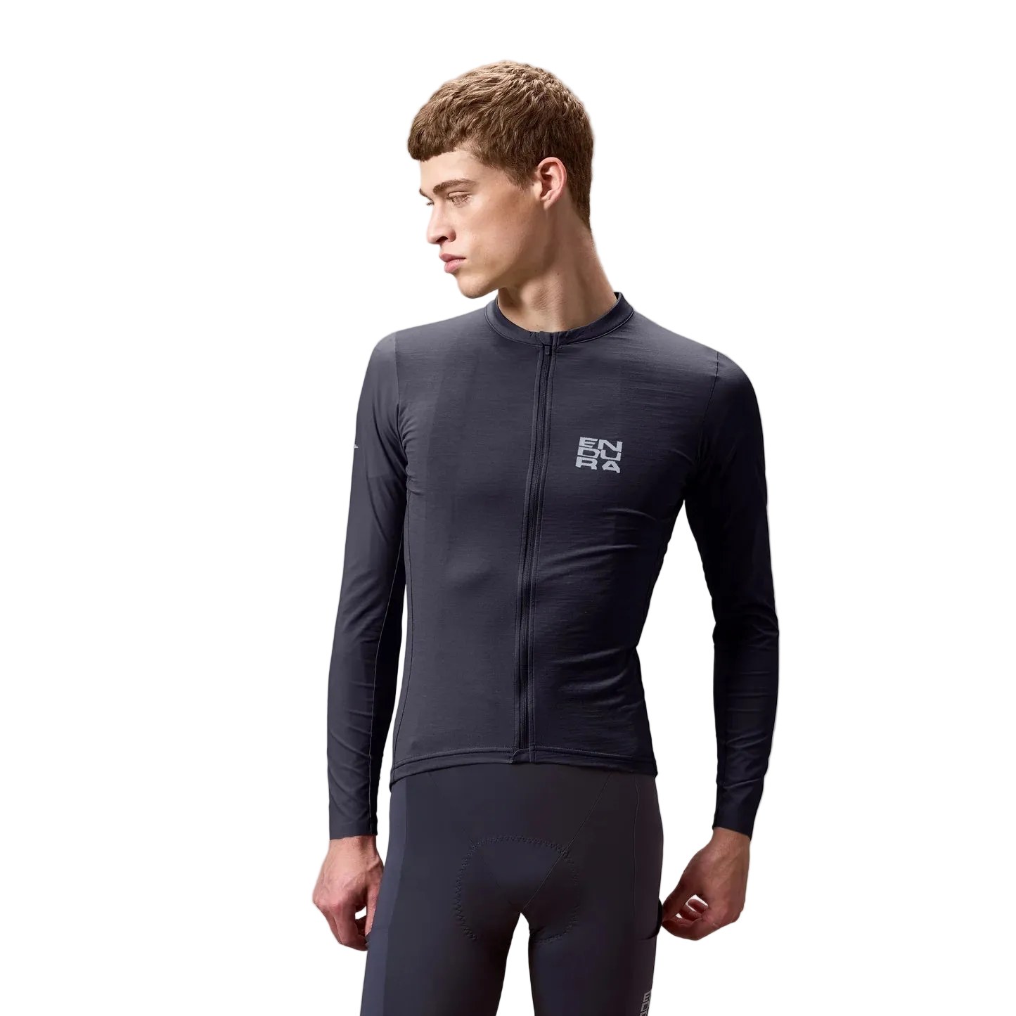 Maillot ENDURA ALLTRACK RIDE Manches Longues Carbon Gris