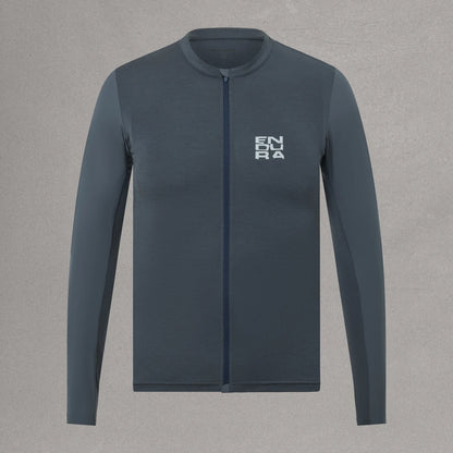 Fietsshirt ENDURA ALLTRACK RIDE Lange Mouwen Carbon Grijs