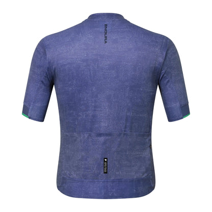 Maillot ENDURA FS260 PRINT Manches Courtes Indigo
