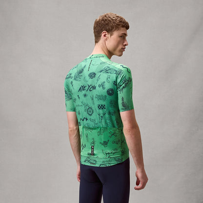 Shirt ENDURA PRO SL PRINT Korte Mouwen Groen