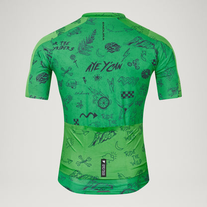 Shirt ENDURA PRO SL PRINT Korte Mouwen Groen