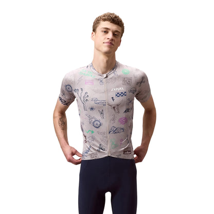 Shirt ENDURA PRO SL PRINT Korte Mouwen Titanium
