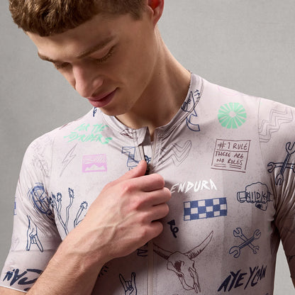 Shirt ENDURA PRO SL PRINT Korte Mouwen Titanium