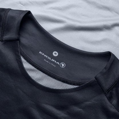 Shirt ENDURA CORE PRINTED Lange Mouwen Zwart