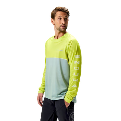 Shirt ENDURA CORE PRINTED Lange Mouwen Groen