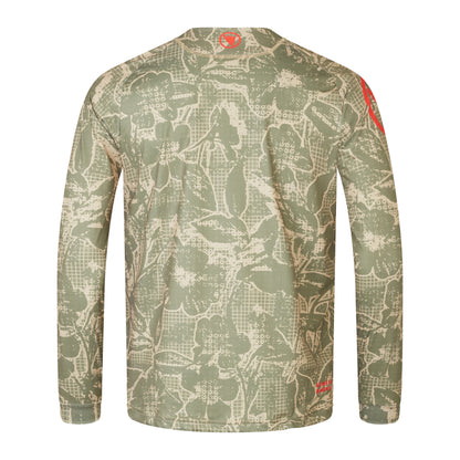Maillot ENDURA LTD PRINTED Manches Longues Camo Kaki