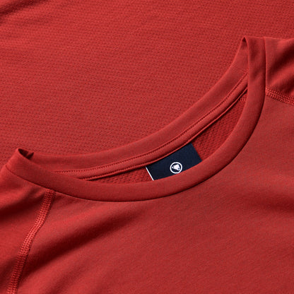 Maillot ENDURA LOOP Manches Courtes Rouge