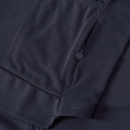 Shirt ENDURA LOOP ZIPPED Korte Mouwen Carbon Grijs