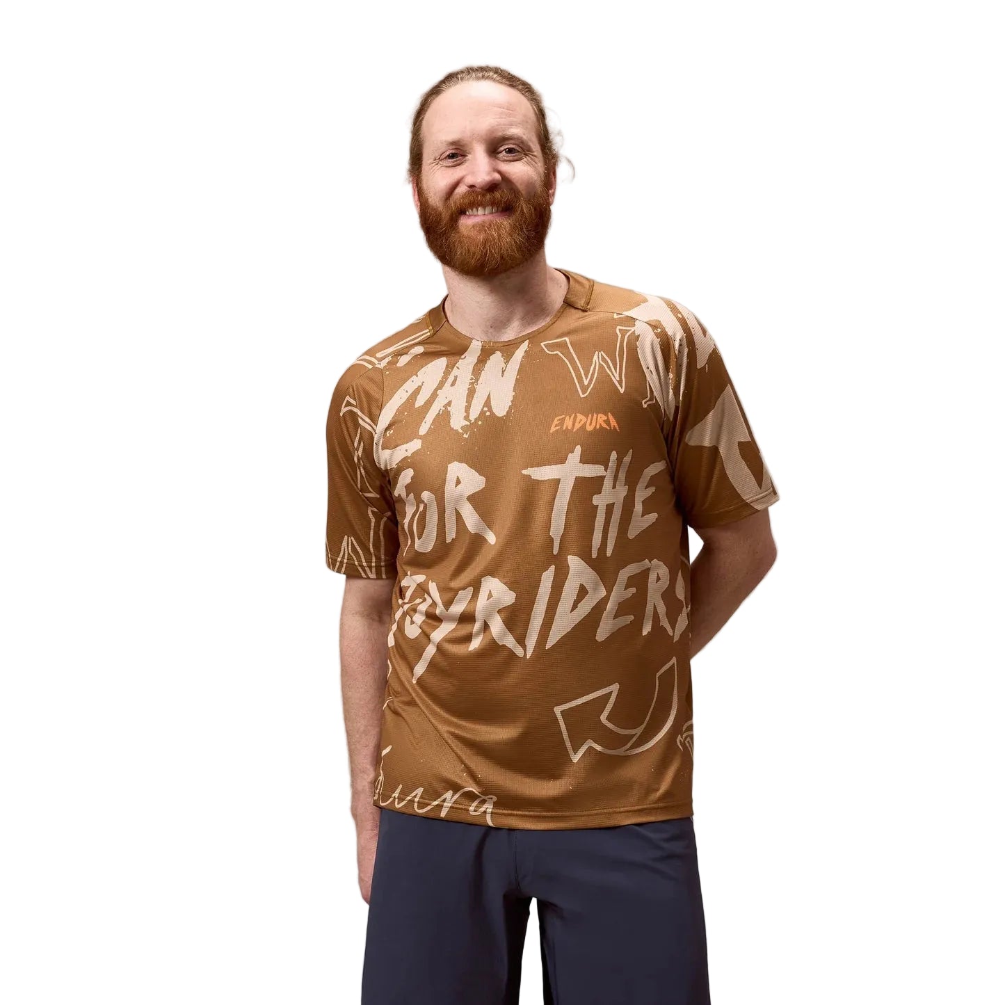 ENDURA SINGLETRACK PRINT Bronzen Trui
