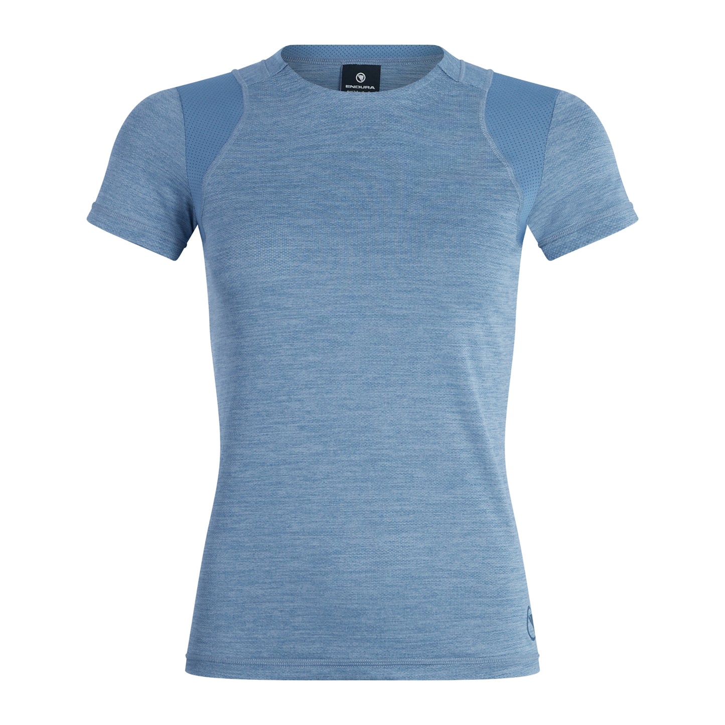 ENDURA SINGLETRACK Dames Trui Korte Mouw Blauw