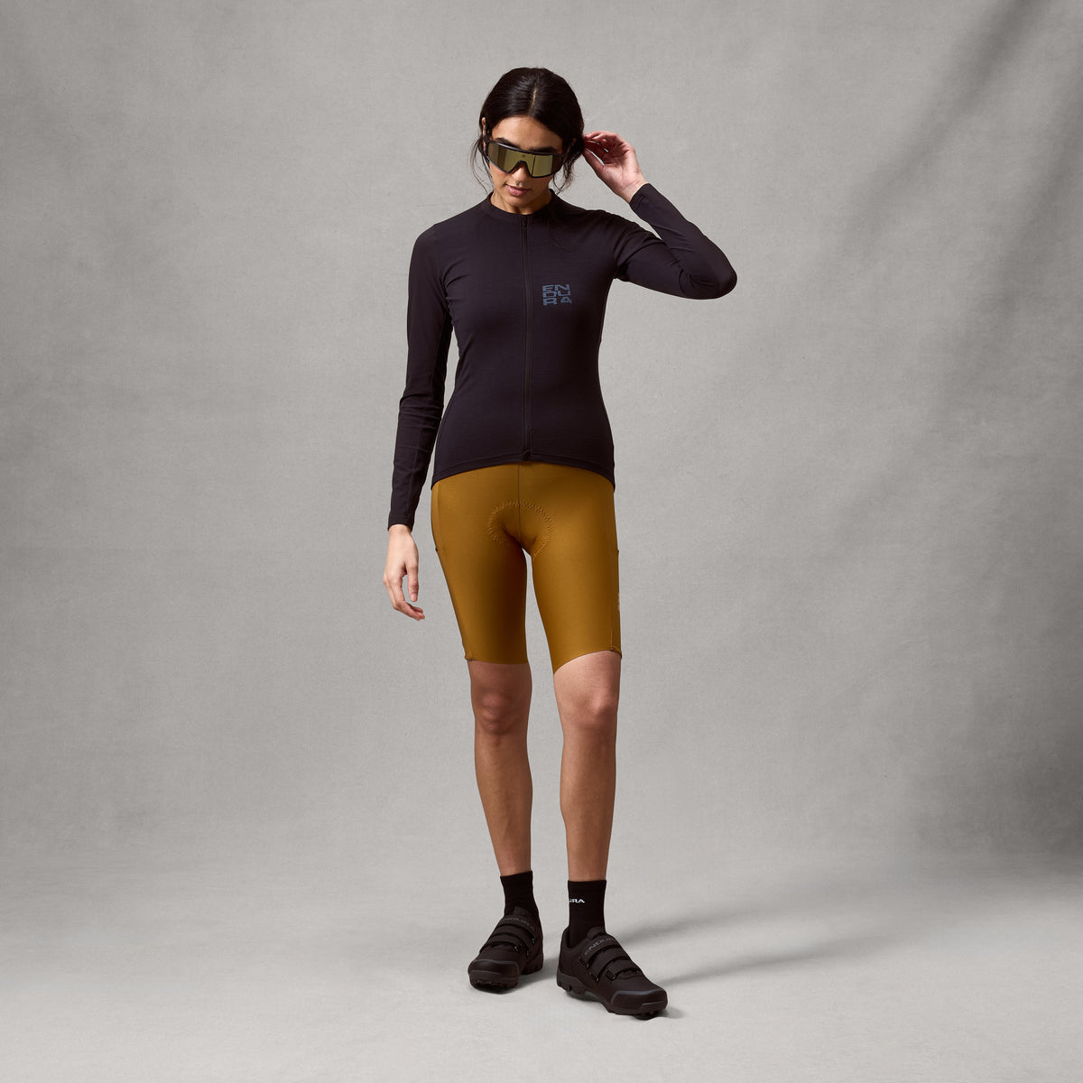 Trui ENDURA ALLTRACK RIDE Lange Mouwen Dames Zwart