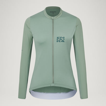 Maillot ENDURA  ALLTRACK RIDE Femme Manches Longues Sage Green