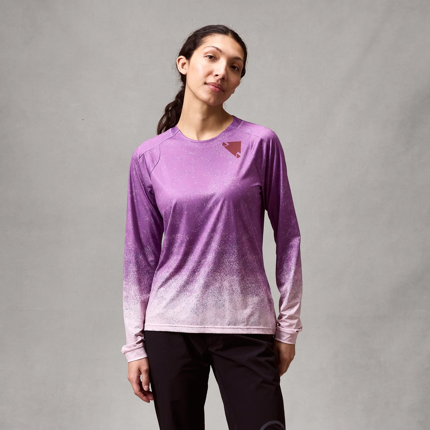 Dames ENDURA SINGLETRACK PRINT ENP lange mouwen Jersey paars