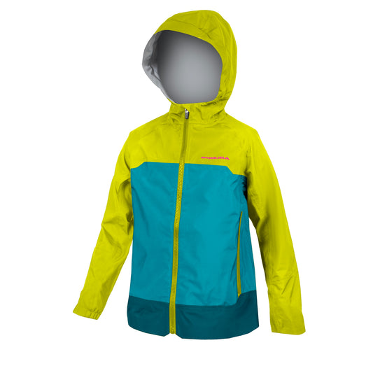 Veste ENDURA MT500 WATERPROOF Junior Bleu/Jaune