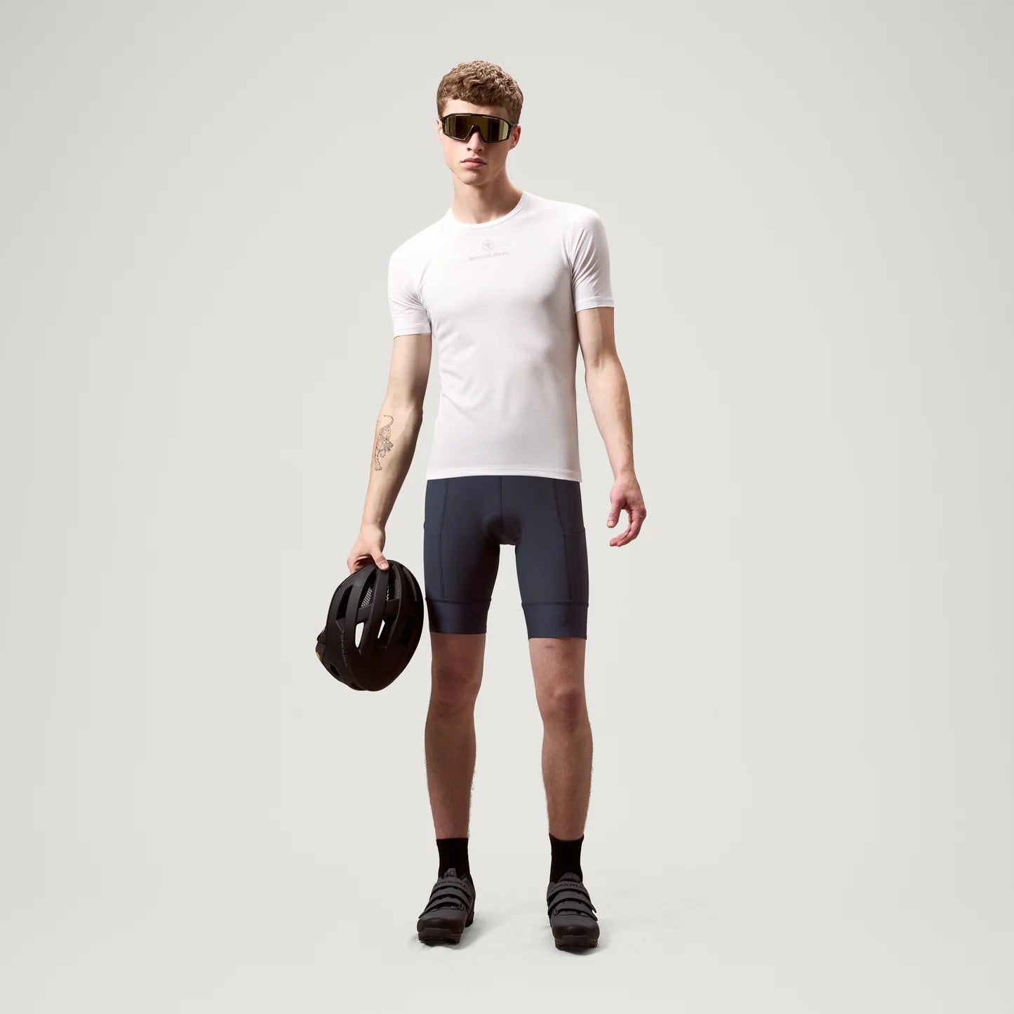 ENDURA LOOP WAIST Carbon Korte Broek Grijs