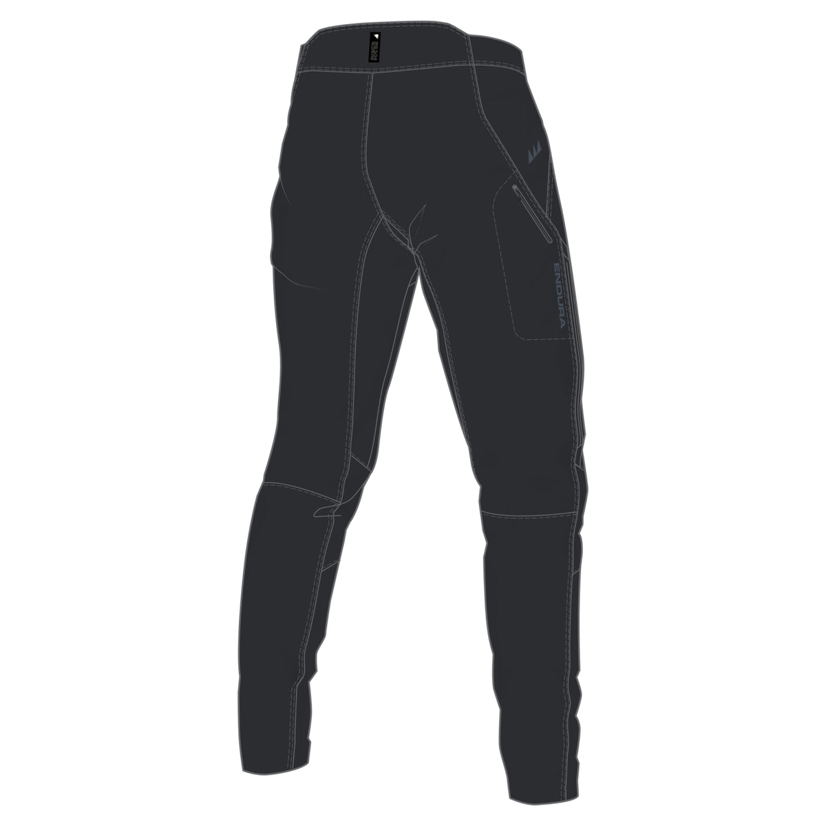 Broek ENDURA MT500 BURNER Zwart 2026