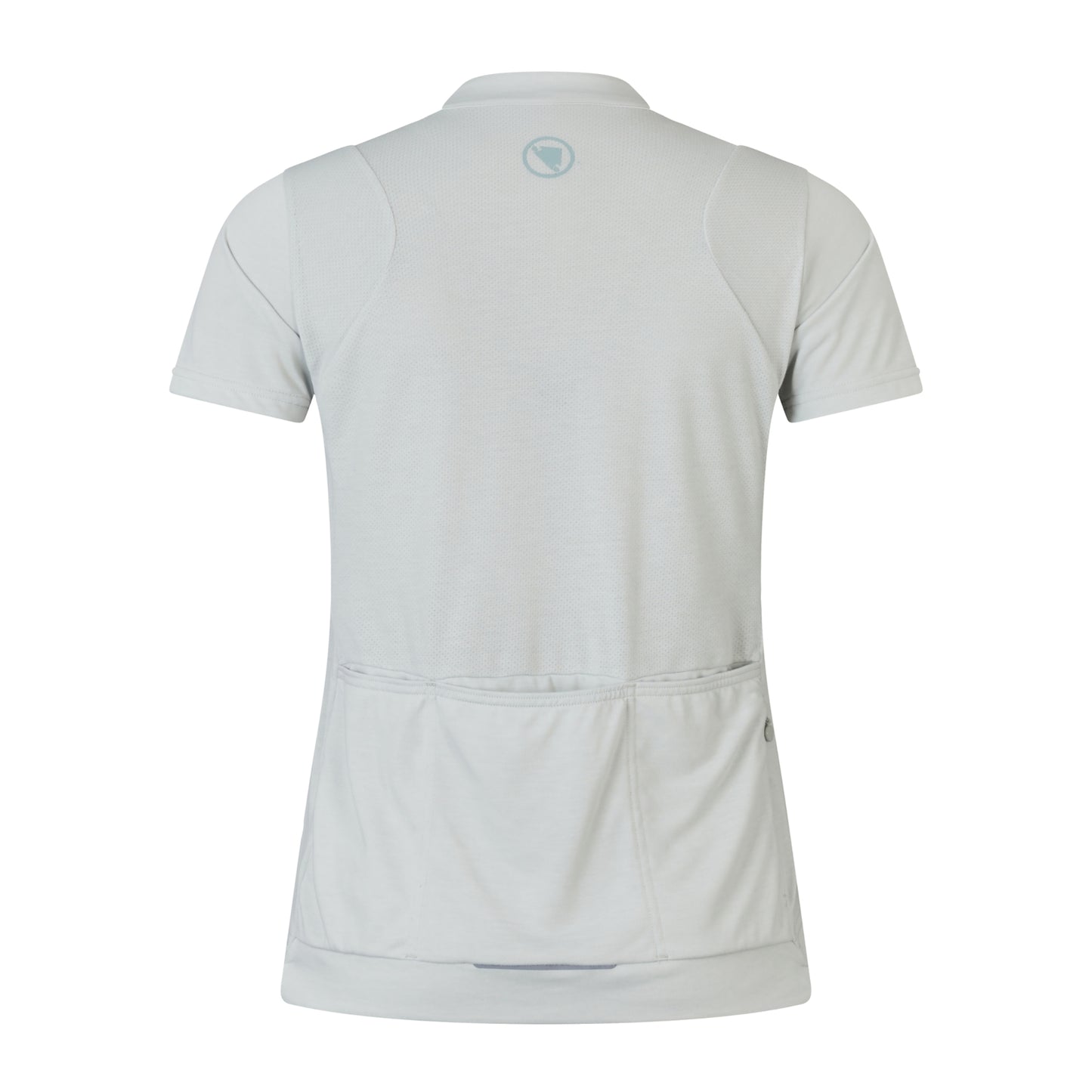 Dames ENDURA LOOP ZIPPED Short Sleeve Jersey Grijs
