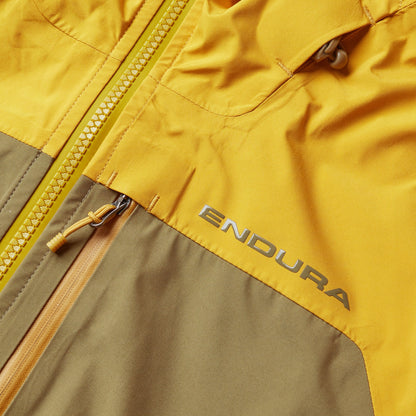 Combinaison ENDURA SINGLETRACK WATERPROOF Kaki/Moutarde