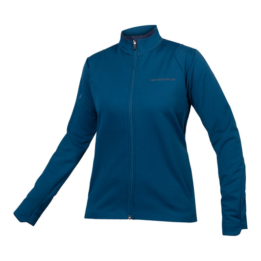 ENDURA SINGLETRACK SOFTSHELL Jas Dames BLAUW