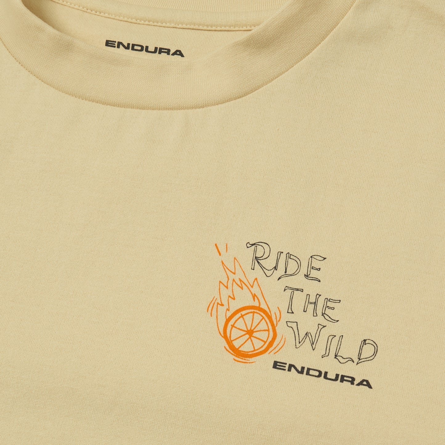 ENDURA RIDE THE WILD GRAPHIC Zand T-Shirt