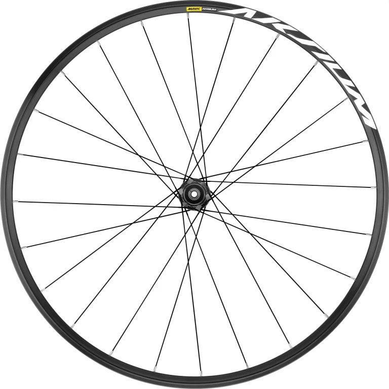 Paar MAVIC AKSIUM DISC wielen met banden (middenslot)