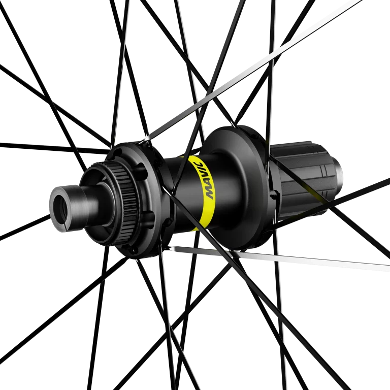 Paar MAVIC KSYRIUM S DISC wielen met banden (middenslot)