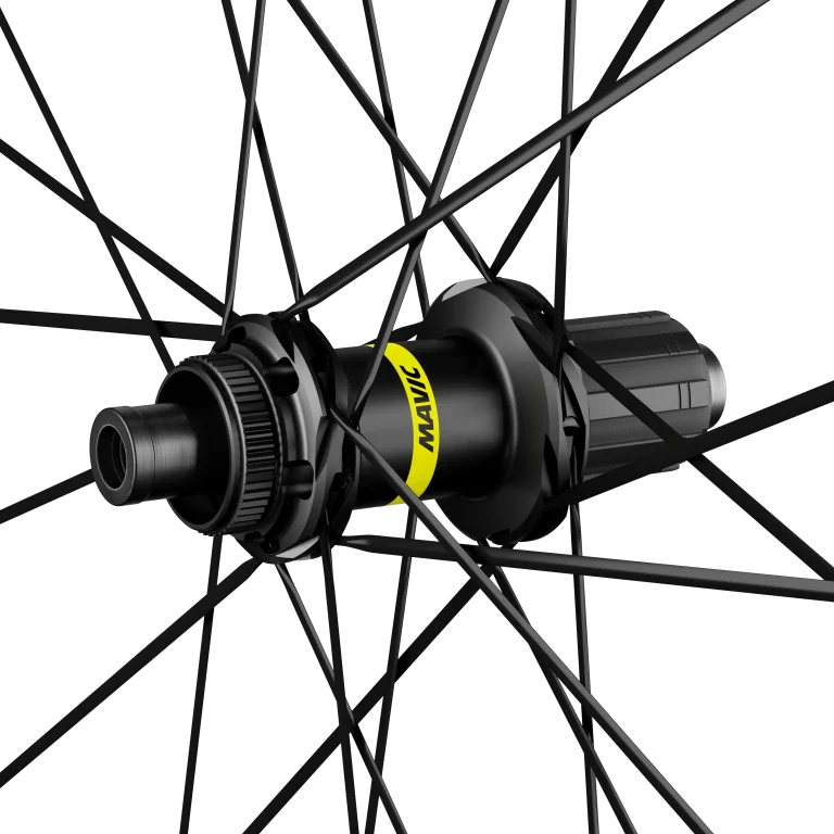 Paar MAVIC KSYRIUM SL DISC wielen met banden (Center Lock)