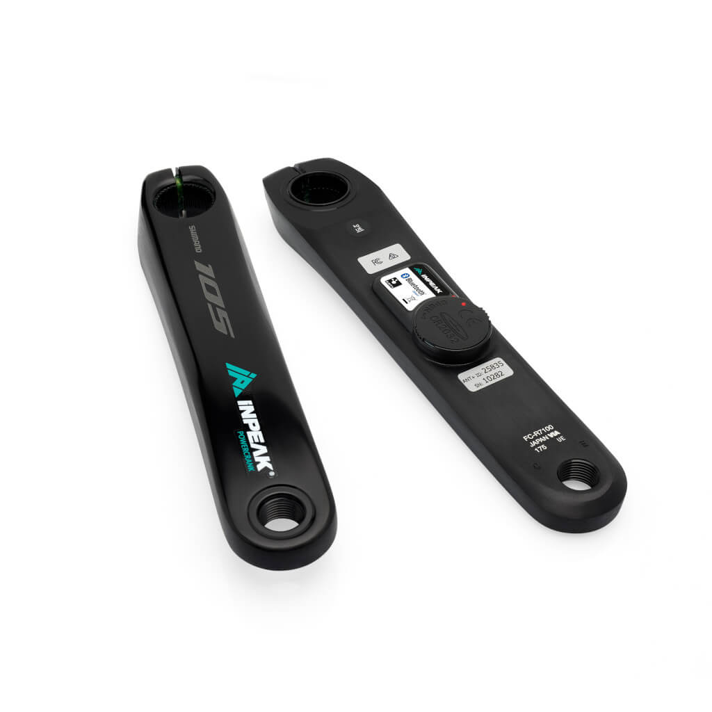 Linkercrank met vermogensmeter INPEAK POWERCRANK Shimano 105 R7100