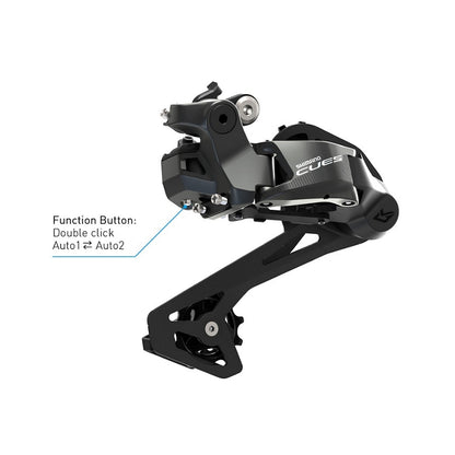 E-Bike Achterderailleur SHIMANO CUES Di2 RD-U6070-GS Linkglide 11V Middellange Kooivork