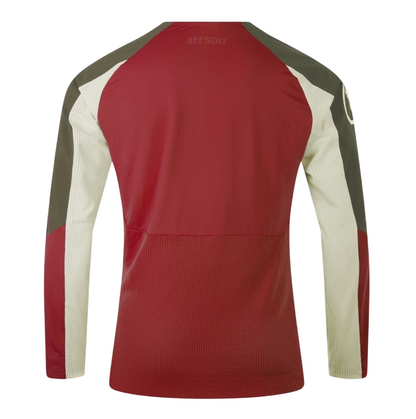 Shirt ENDURA MT500 BURNER LITE Lange Mouwen Rood