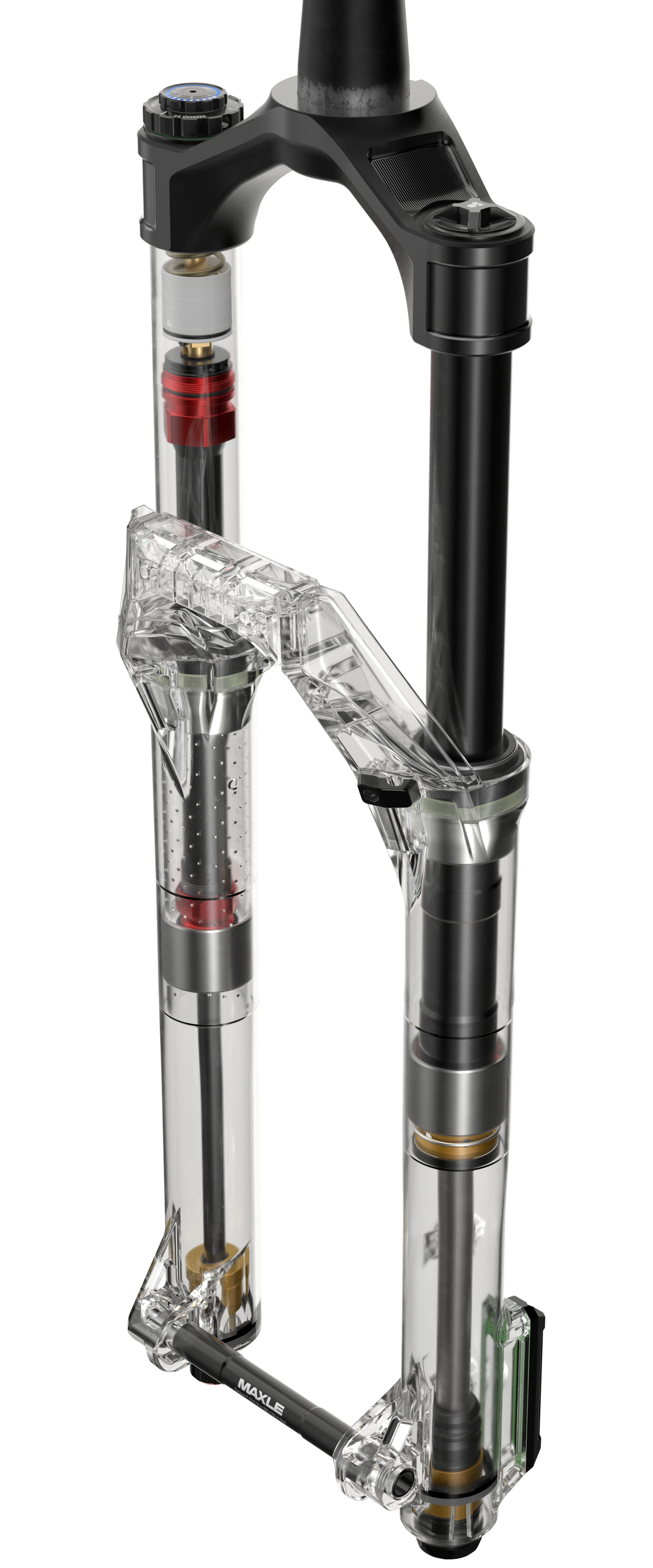 Voorvork ZEB Ultimate CHARGER 3.2 RC2 - 27.5" Boost™ 15x110 Red Alum Str Tpr C5/R55 44offset LinearXL (inclusief Bolt on Fenders, Star nut, Maxle Stealth) B1