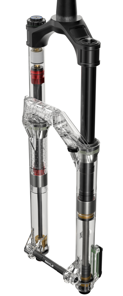 Vork ROCKSHOX ZEB ULTIMATE CHARGER 3.2 RC2 27.5" LINEAR XL Conisch As 15x110mm Boost Rood