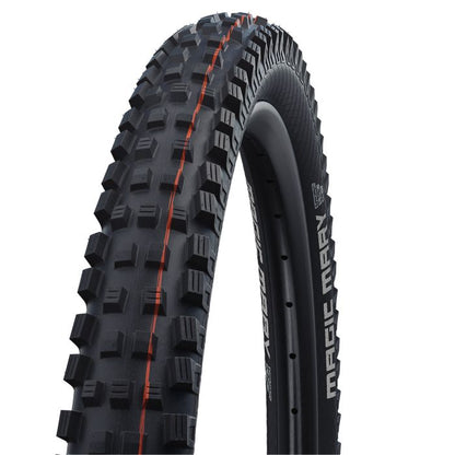 Band SCHWALBE MAGIC MARY 27.5x2.40 ADDIX SOFT SUPERGROUND Tubeless Ready Souple Zwart