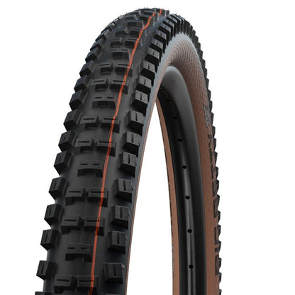 Band SCHWALBE BIG BETTY 29x2.40 ADDIX SOFT SUPERTRAIL Tubeless Ready Opvouwbaar Bruin