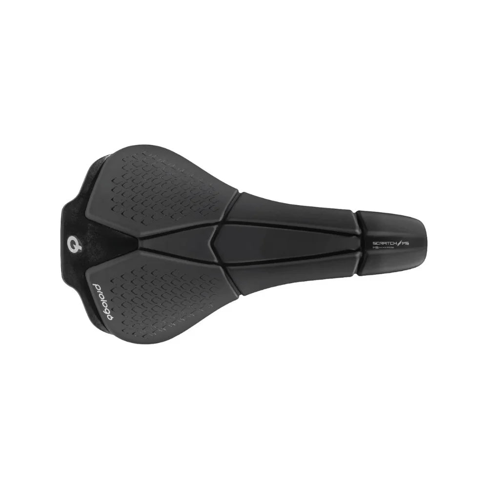PROLOGO SCRATCH M5-zadel met Tirox-rails, zwart