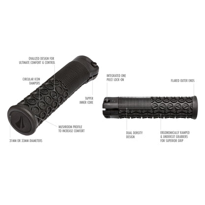 Grips SDG THRICE 136 mm Oranje