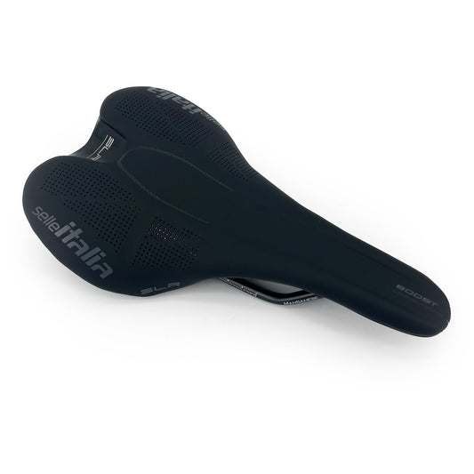 Zadel SELLE ITALIA SLR BOOST L Rails Mangaan Zwart