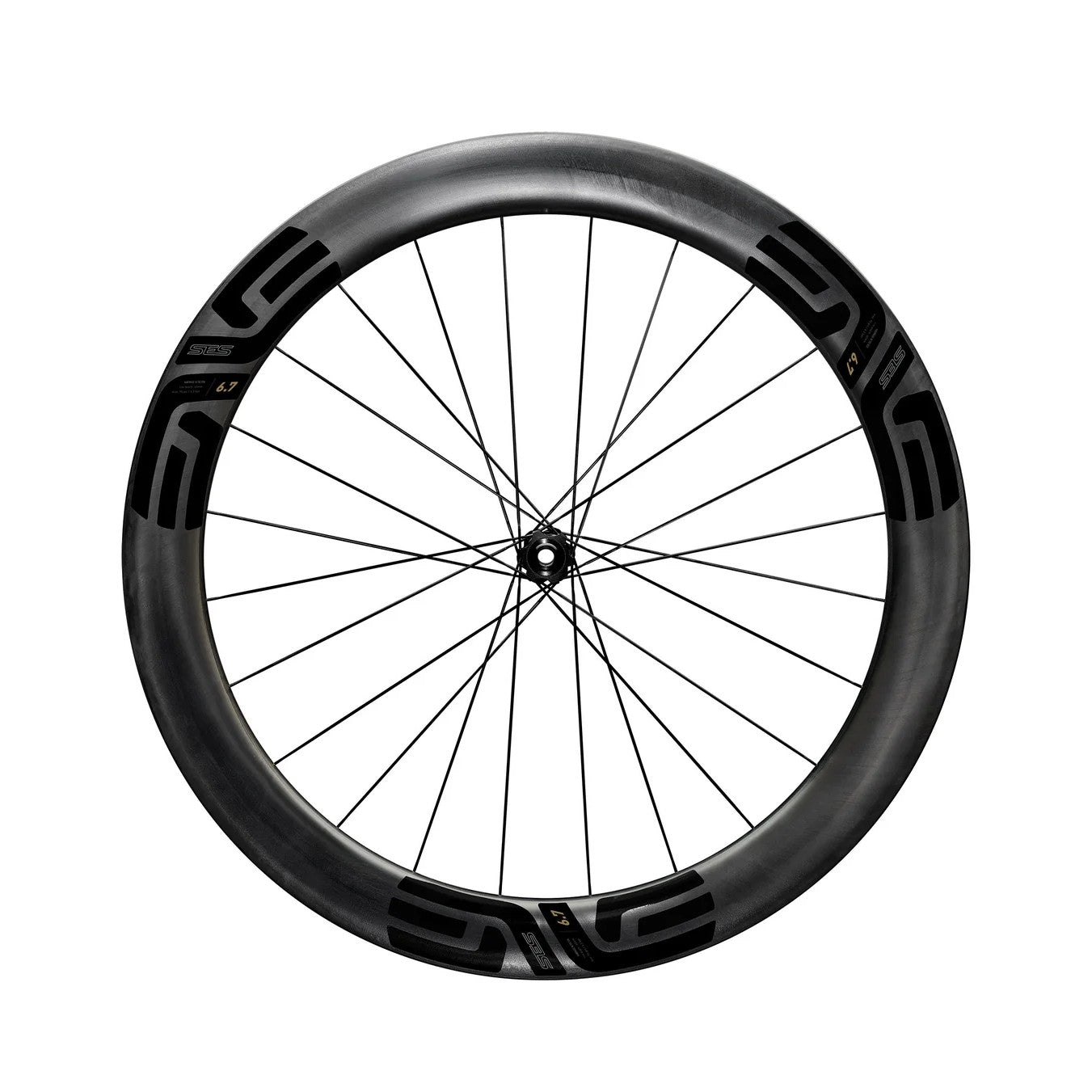 Roue Avant ENVE SES 6.7  Tubeless Ready (Center Lock) Noir