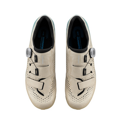 MTB-schoenen XC/Gravel SHIMANO RX600 Beige/Blauw