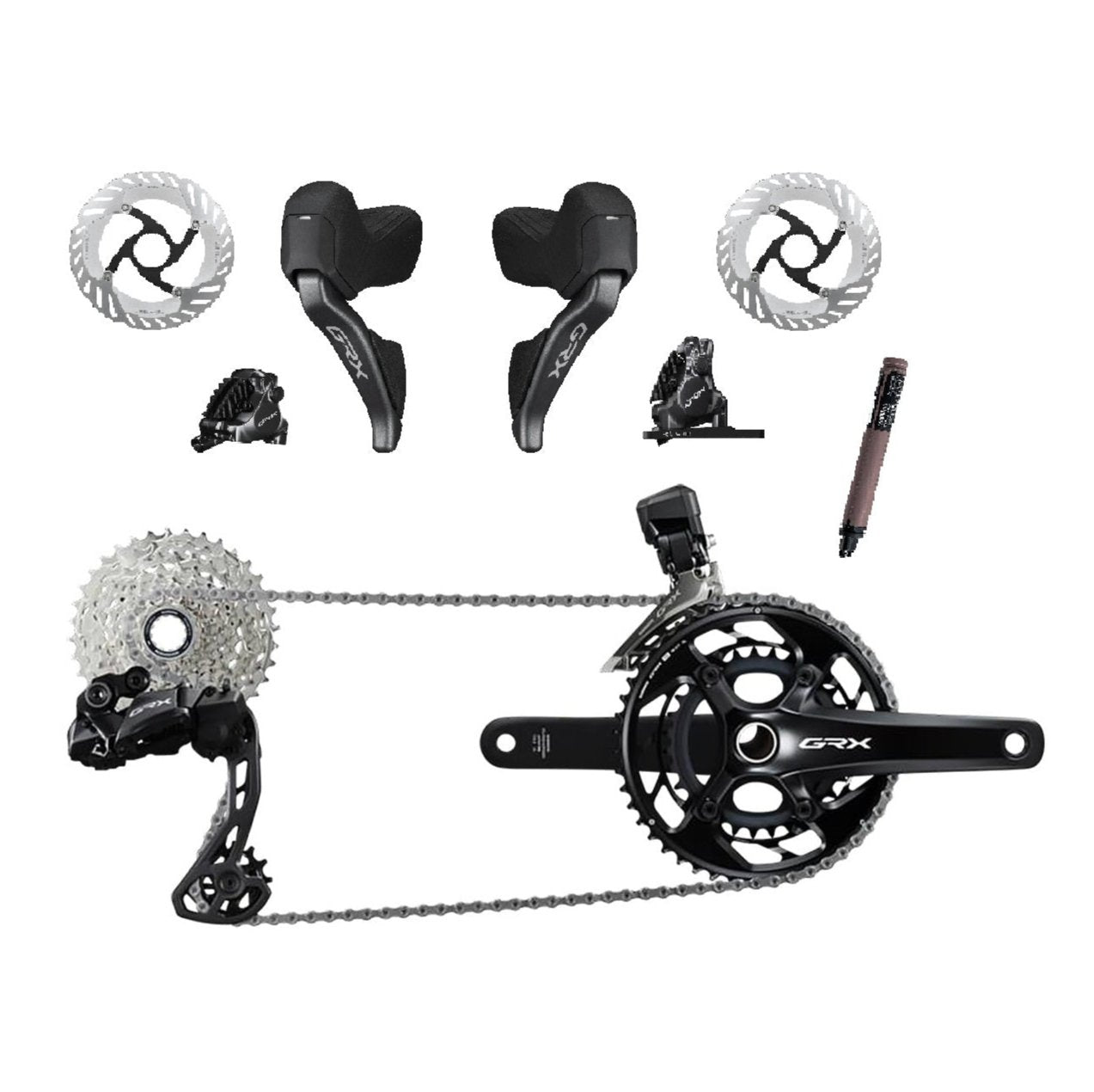 SHIMANO GRX RX825 Di2 12V Compleet Pakket