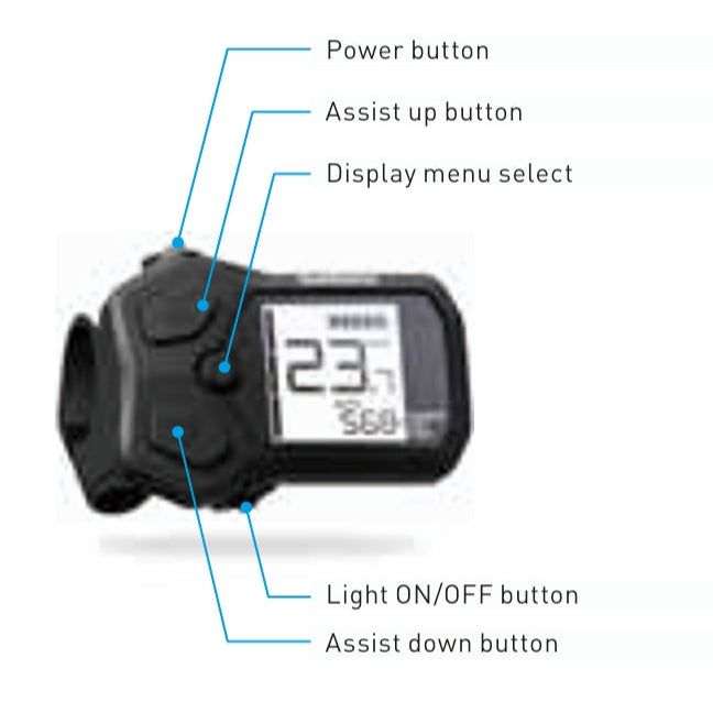 SHIMANO Steps SC-EN500 scherm