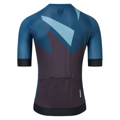 Wielershirt Korte Mouwen USWE SKARP GRAVEL Blauw