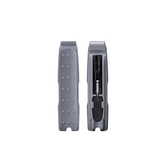 CRANKBROTHERS S.O.S TIRE LEVER + PLUG TOOL-set met bandenlichter en reparatiepluggen