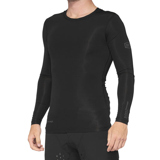 Maillot 100% R-CORE CONCEPT Manches Longues Noir